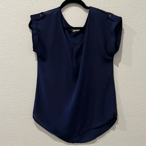 Navy blouse
